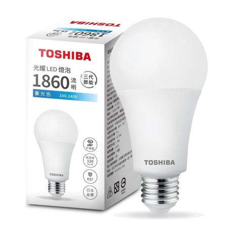 東芝 TOSHIBA LED 光耀 9.5W 13W 15.5W 全電壓 燈泡 球泡