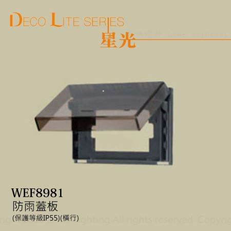 WEF8981 國際牌 Panasonic 星光系列 橫型 防雨蓋板 保護等級IP55